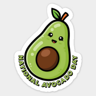 National Avocado Day Sticker