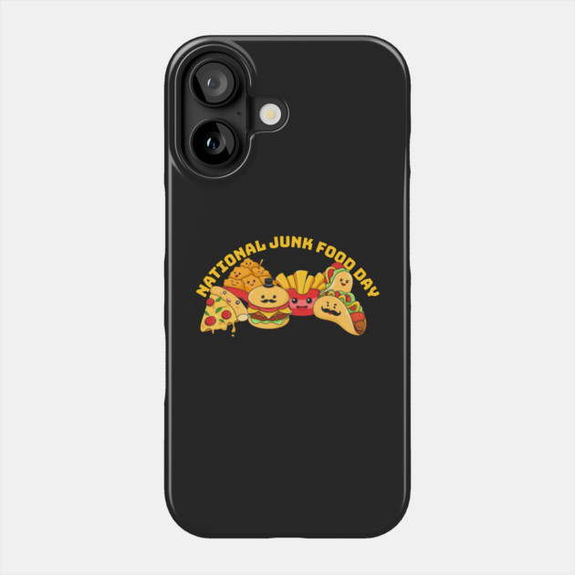 National Junk Food Day Phone Case by HolidayBug