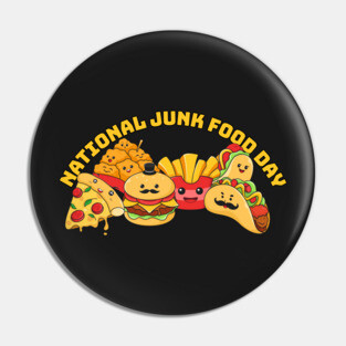 National Junk Food Day Pin