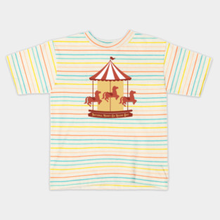 National Merry-Go-Round Day Kids T-Shirt