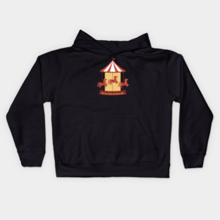 National Merry-Go-Round Day Kids Hoodie