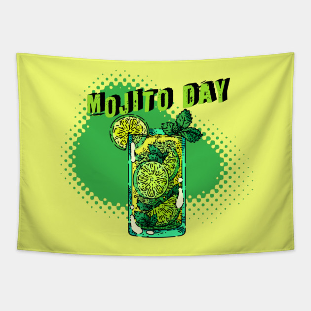 National Mojito Day Tapestry by HolidayBug