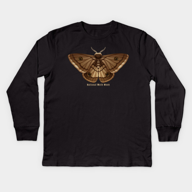 National Moth Week Kids Long Sleeve T-Shirt by HolidayBug