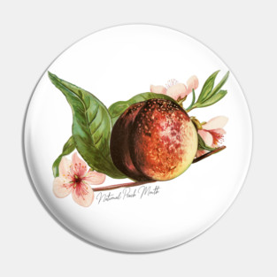 National Peach Month Pin