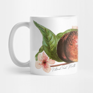 National Peach Month Mug