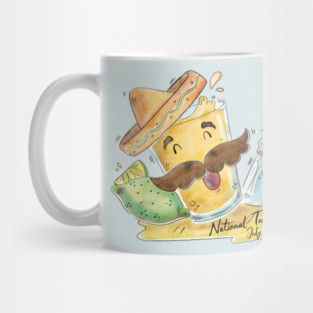 Watercolor National Tequila Day Mug