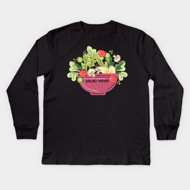 Salad Week Kids Long Sleeve T-Shirt by HolidayBug