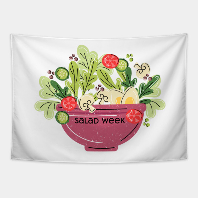 Salad Week Tapestry by HolidayBug