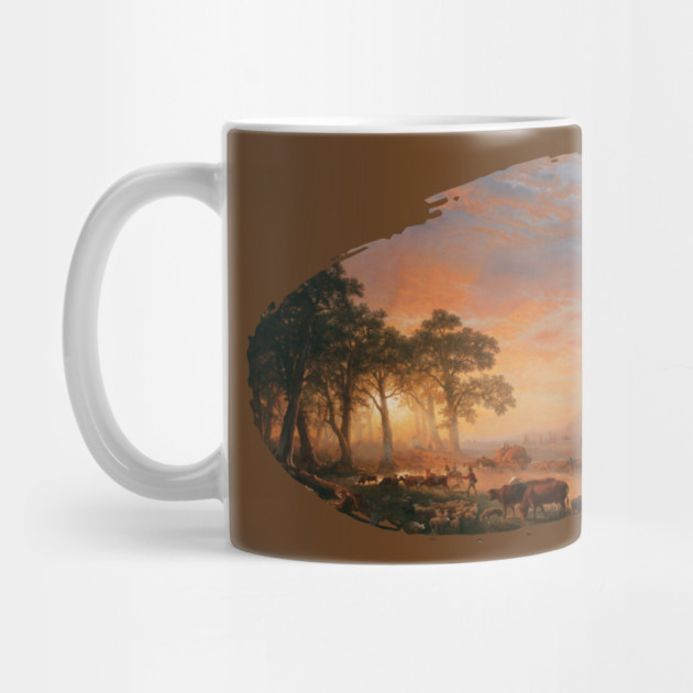 Vintage Coverage Wagons on Oregon Trail by HolidayBug