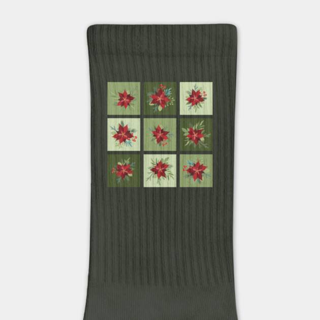 Patchwork Poinsettias by HolidayBug