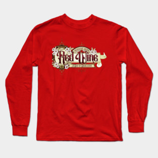 Vintage Sign Red Wine Day Long Sleeve T-Shirt