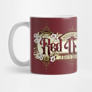 Vintage Sign Red Wine Day Mug