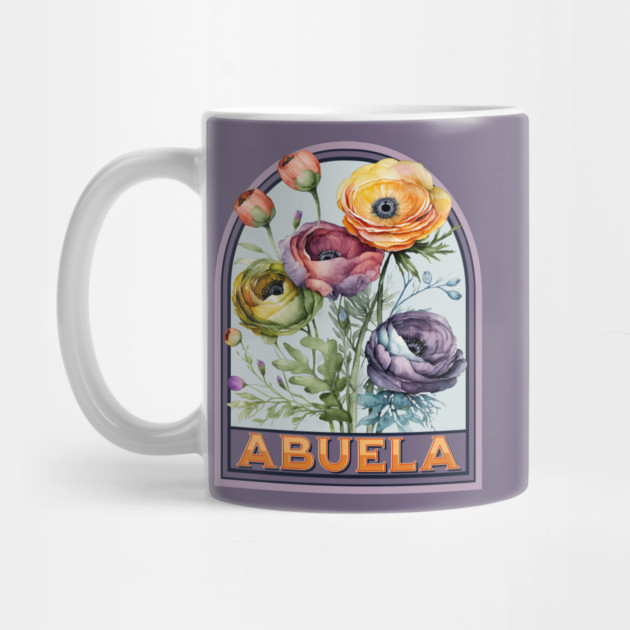 Abuela Vintage Floral Grandmother by HolidayBug