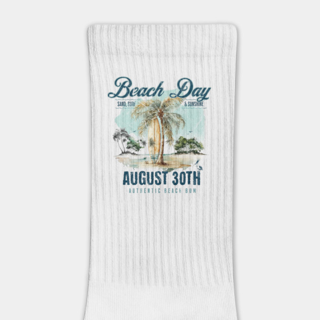 National Beach Day, vintage surfboard by HolidayBug