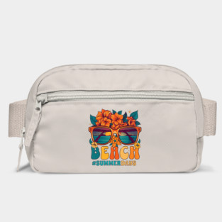 National Beach Day, tropical flowers Bag