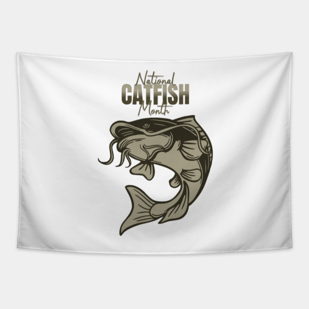 National Catfish Month Tapestry by HolidayBug