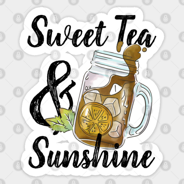 Sweet Tea and Sunshine Sticker by HolidayBug
