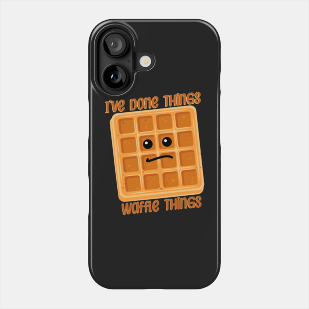 I’ve done waffle things food pun Phone Case by HolidayBug