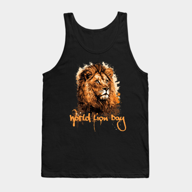 World Lion Day Tank Top by HolidayBug
