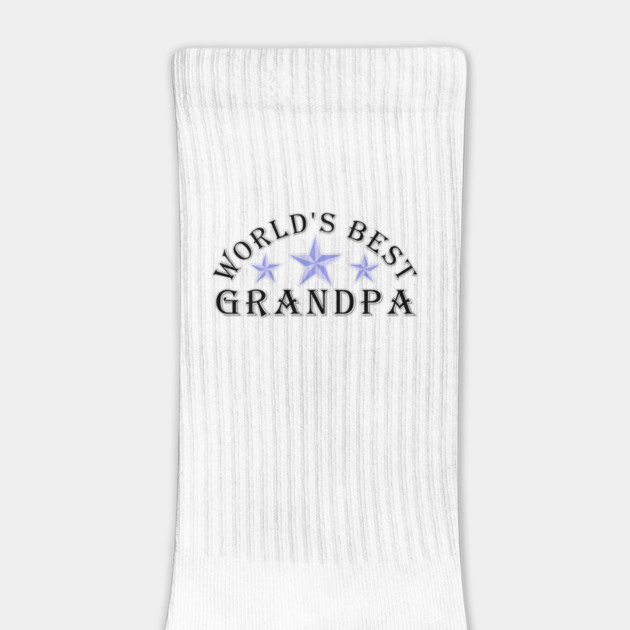 Worlds' Best Grandpa Blue Stars by HolidayBug