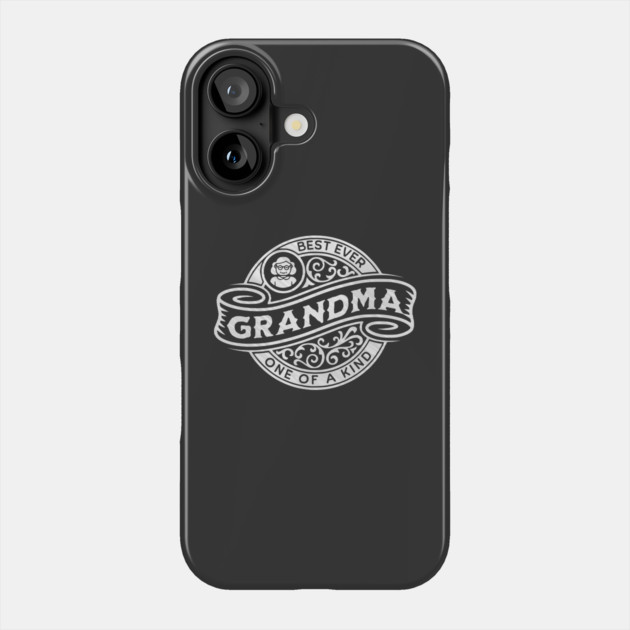 Grandma Silver Vintage Sign Phone Case by HolidayBug