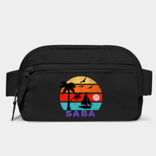 Saba Retro Sunset Ocean Grandfather Bag