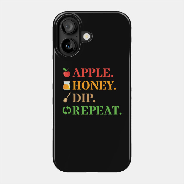 Apple Honey Dip Repeat Phone Case by HolidayBug