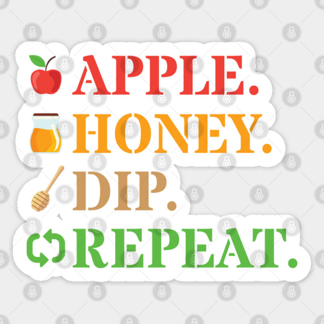 Apple Honey Dip Repeat Sticker by HolidayBug