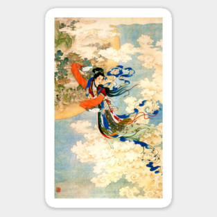 Chang'e Flying to the Moon Sticker