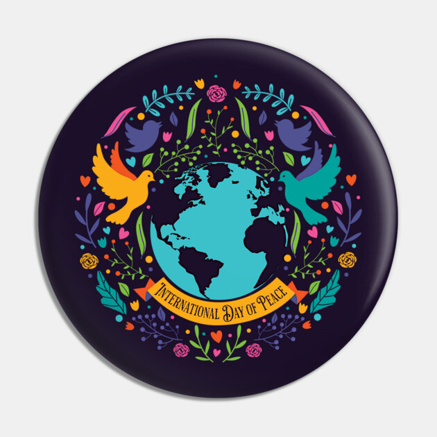 International Day of Peace Pin by HolidayBug