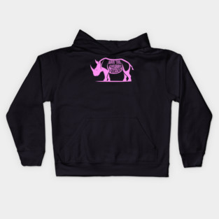 Save the Chubby Unicorn, World Rhino Day Kids Hoodie