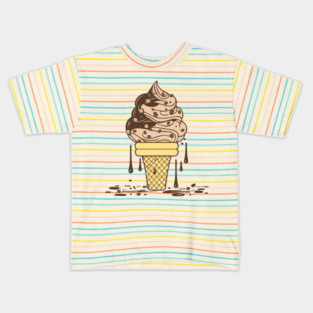Coffee Ice Cream Kids T-Shirt