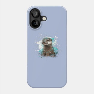 Watercolor Sea Otter Phone Case