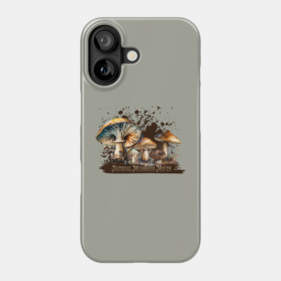 Watercolor National Mushroom Month Phone Case