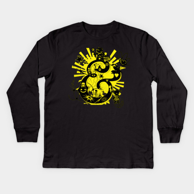 Graffiti Art Ampersand Kids Long Sleeve T-Shirt by HolidayBug