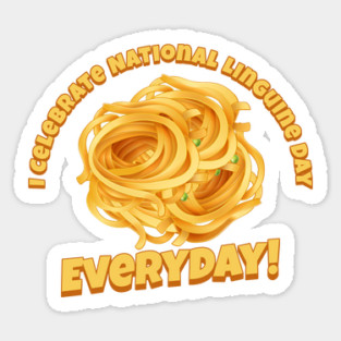 National Linguine Day Sticker