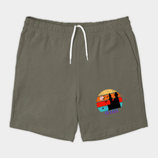 Gigi Retro Sunset Ocean Grandfather Shorts