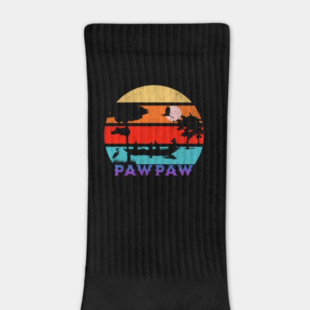 Pawpaw Retro Sunset Ocean Grandfather by HolidayBug
