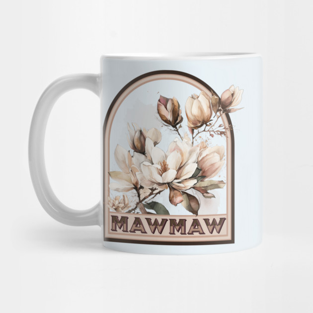 Mawmaw Vintage Floral Grandmother by HolidayBug