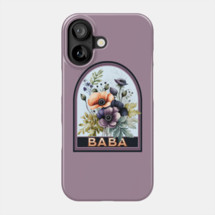 Baba Vintage Floral Grandmother Phone Case