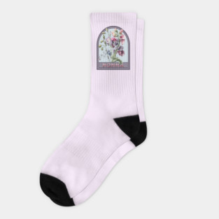 Nonna Vintage Floral Grandmother Socks