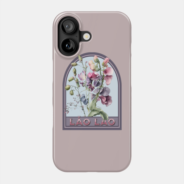 Lǎo lao Vintage Floral Grandmother Phone Case by HolidayBug
