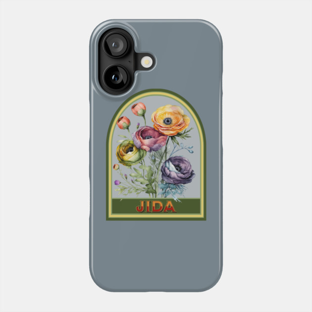 Jida Vintage Floral Grandmother Phone Case by HolidayBug