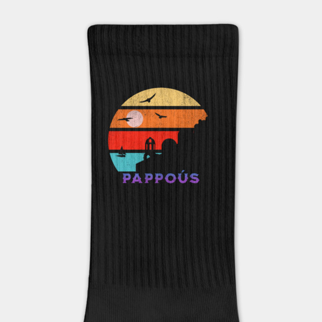 Pappoús Retro Sunset Ocean Grandfather by HolidayBug