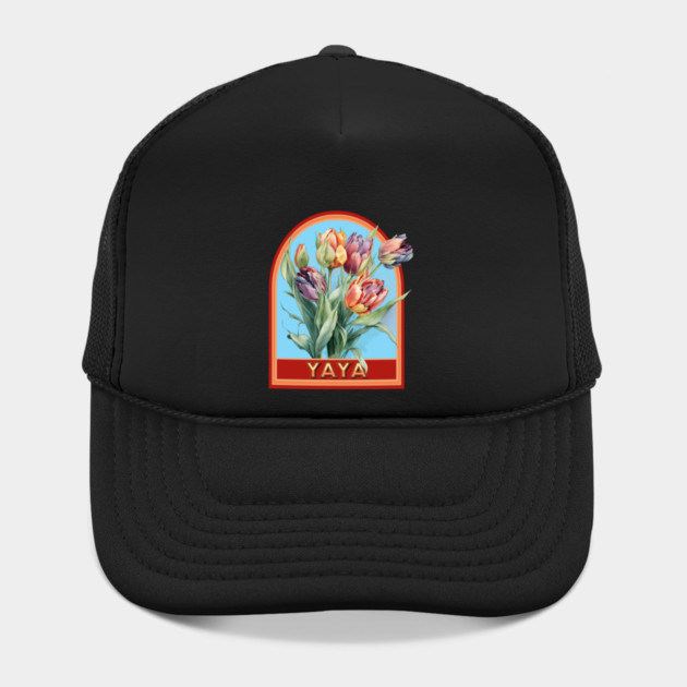 Yaya Vintage Floral Grandmother by HolidayBug