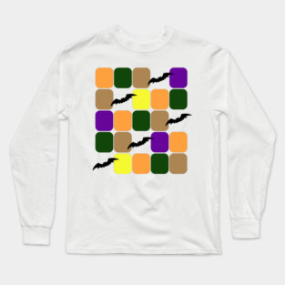 Patchwork Bats Long Sleeve T-Shirt