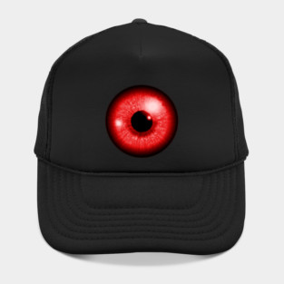Red Iris Eyeball Hat