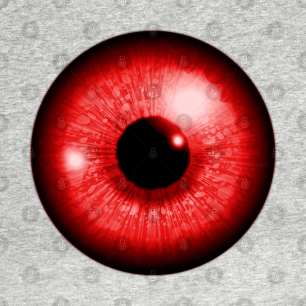 Red Iris Eyeball by HolidayBug