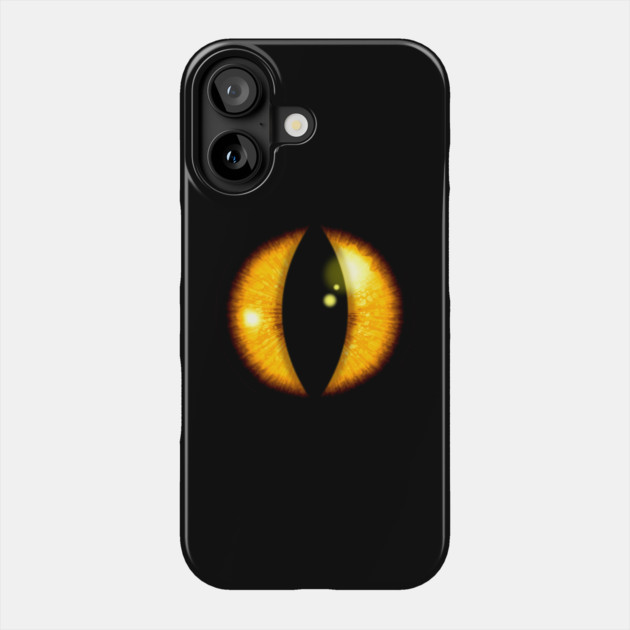 Golden Dragon Eye Phone Case by HolidayBug