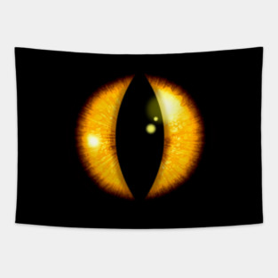 Golden Dragon Eye Tapestry